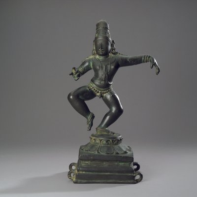 Sambandar, Shivalle omistettu Child Saint, n. 1100 (kupariseos) tekijältä Indian School