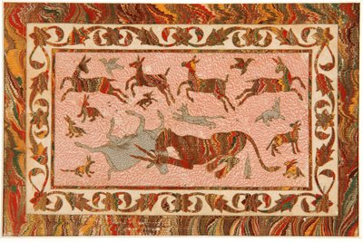 The Tigers Prey, n. 1650 (läpinäkymätön wc ja kultaa paperilla) tekijältä Indian School