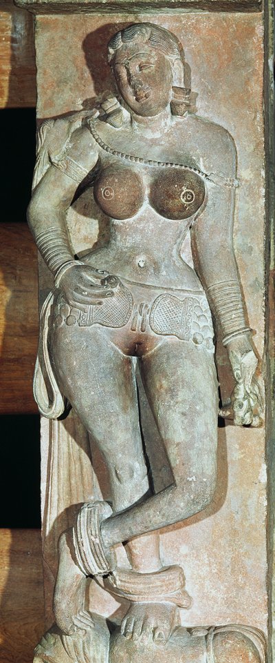 Yakshini, buddhalaisesta portista. Mathura, Uttar Pradesh, Kushana-kausi (30-241 jKr) tekijältä Indian School