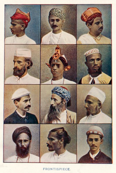 Intiaanit: Frontispiece (värillinen kuva) tekijältä Indian photographer
