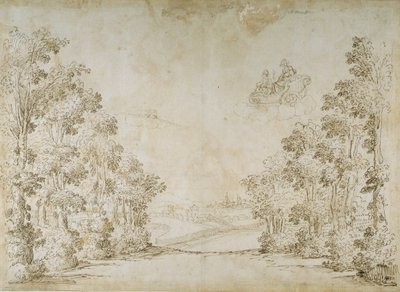 Rauhallinen maa (kynä ja muste paperille) tekijältä Inigo Jones