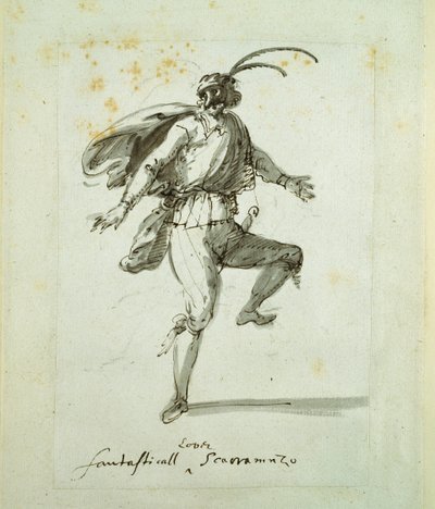 Fantastinen häpeällinen rakastaja (kynä ja muste paperille) tekijältä Inigo Jones