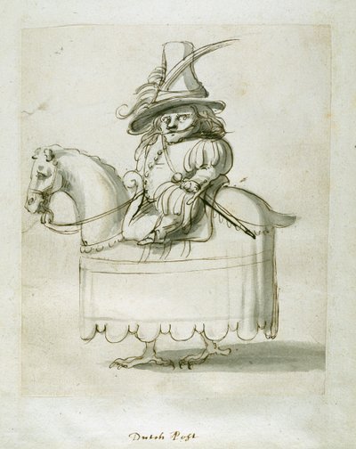 hollantilainen sivu (kynä ja muste paperille) tekijältä Inigo Jones