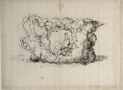 Teatterin piirustus tekijältä Inigo Jones