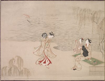 Kauneuksia meren rannalla tekijältä Ippitsusai Bunchō