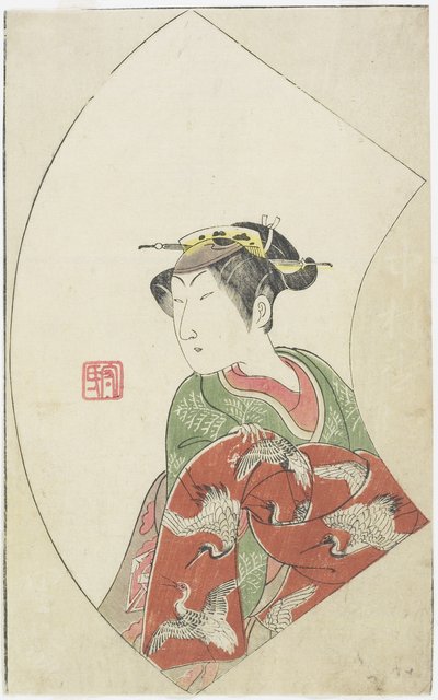 Tee c ja r Nakamuta Matsue s Riko_, 1770 tekijältä Ippitsusai Bunchō