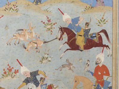 Folio Khamsasta tekijältä Iranian School