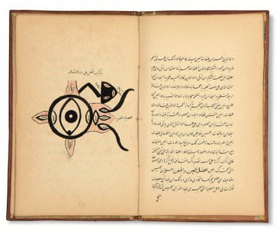 Hunayn Bin Ishaq (k. 873 jKr.): Qajar, Iran, 1800-luvun alkupuolisko (muste paperille). tekijältä Iranian School