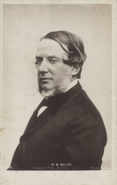 Michael William Balfe, irlantilainen säveltäjä (1808-1870) tekijältä Irish Photographer