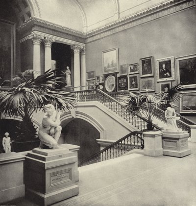 Stairway National Gallery, Dublin (m/w kuva) tekijältä Irish Photographer