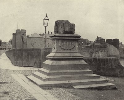 The Treaty Stone, Limerick (m/w kuva) tekijältä Irish Photographer