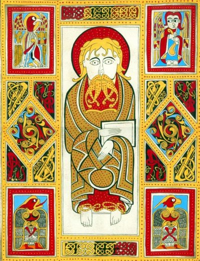kuvitus Kellsin kirjasta, 800 (valo) tekijältä Irish School