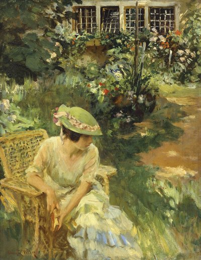 Puutarhassa tekijältä Irving Ramsay Wiles