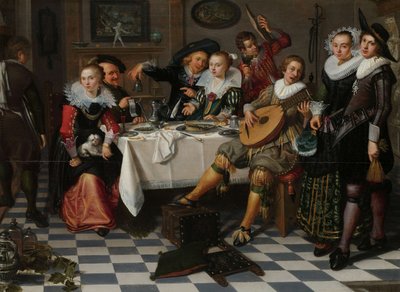 Merry Company, 1629 tekijältä Isaac Elias