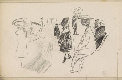 Figuurit, mahdollisesti puistossa tekijältä Isaac Israels