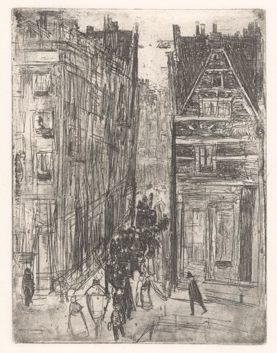 Gasthuismolensteeg Amsterdamissa tekijältä Isaac Israels
