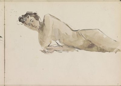 Pysyvä nainen alaston tekijältä Isaac Israels