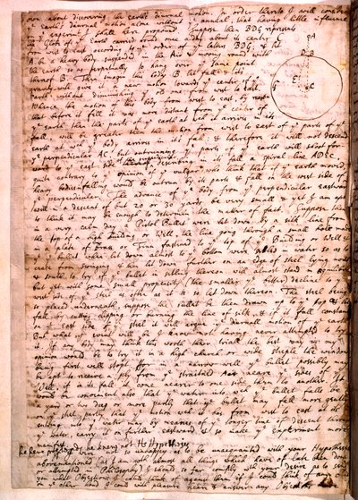 Isaac Newtonin kirje, 28. marraskuuta 1679 tekijältä Isaac Newton