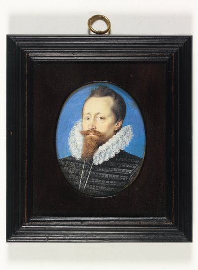 Gentleman, ehkä Edward Cecil, varakreivi Wimbledon (akvarelli vellum) tekijältä Isaac Oliver
