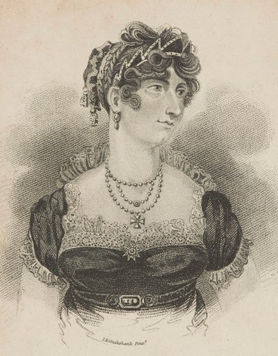 Hänen kuninkaallinen korkeutensa Walesin prinsessa tekijältä Isaac Robert Cruikshank