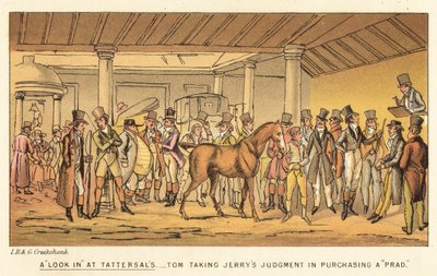 Katsaus Tattersallsiin tekijältä Isaac, Robert and George Cruikshank