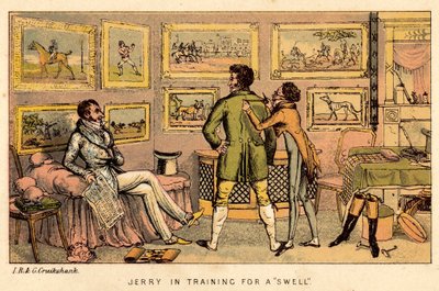 Jerry harjoittelee turvotusta tekijältä Isaac, Robert and George Cruikshank