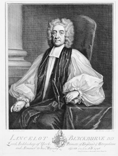 Lancelot Blackburne (1658-1743), Yorkin arkkipiispa tekijältä Isaac Seeman
