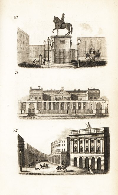 Charing Cross, Carlton House and the Quadrant, Regent Street tekijältä Isaac Taylor