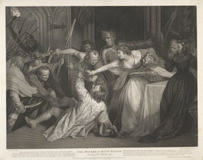 David Rizzion murha 9. maaliskuuta 1566 tekijältä Isaac Taylor