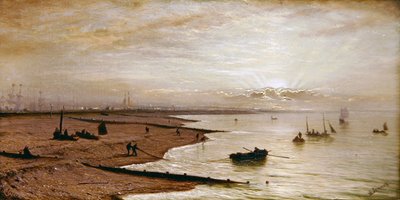 Portsmouth (öljy kankaalle) tekijältä Isaac Walter Jenner