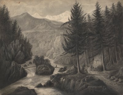 Zwcilutzenilla - lähellä Interlakenia / Bernin kantonia / Kaukana olevaa Jungfraua tekijältä Isaac Weld