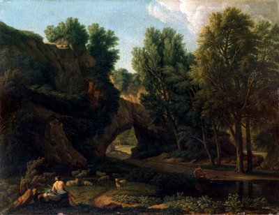 Maisema, 1600-luvun loppu tai 1700-luvun alku tekijältä Isaac de Moucheron