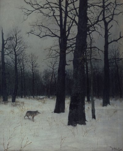 Metsää talvella, 1885 tekijältä Isaak Ilyich Levitan