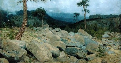 Krimin vuoristossa, 1886 tekijältä Isaak Ilyich Levitan