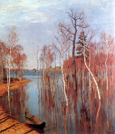 Kevään tulvat tekijältä Isaak Ilyich Levitan