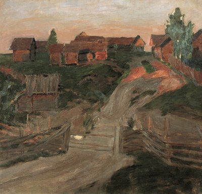 Auringon viimeiset säteet, 1899. tekijältä Isaak Ilyich Levitan