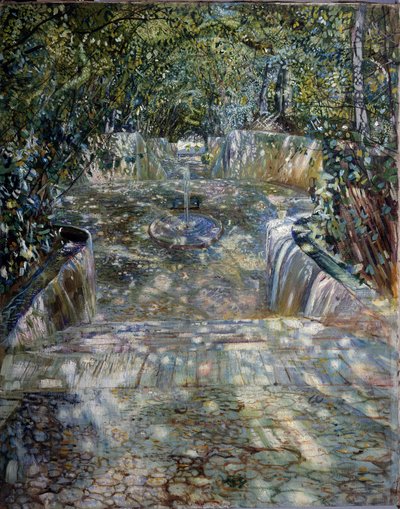 ""La fontaine"" Peinture de Isaak Izrailevich Brodsky (Brodski) (1884-1939) 1909 Alueellinen taidemuseo, Rostov on Don tekijältä Isaak Israilevich Brodsky