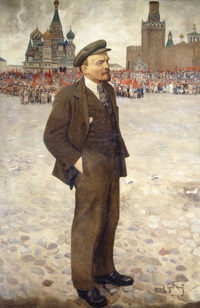 Lenin Punaisella torilla tekijältä Isaak Israilevich Brodsky