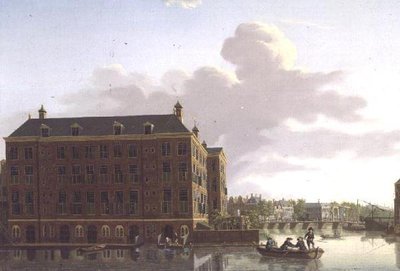 Näkymä Amsterdamista, 1779 tekijältä Isaac Ouwater