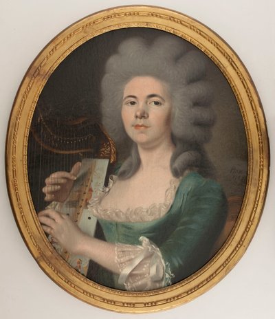 Muotokuvan oletetaan olevan Rosalie Dugazon (1755-1821), laulaja (öljy kankaalle) tekijältä Isabelle Pinson