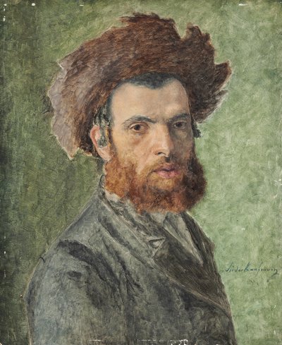 Nuoren hasidi-juutalaisen muotokuva, tekijältä Isidor Kaufmann