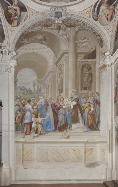 Jeesuksen esittely temppelissä, 1623-34 tekijältä Isidoro Bianchi