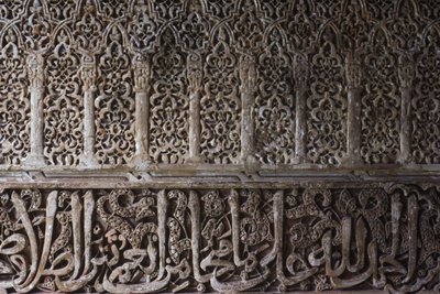 Yksityiskohta sisustusaiheesta Prinsessan tornissa (Torre de los Infantes) (kivi) tekijältä Islamic School
