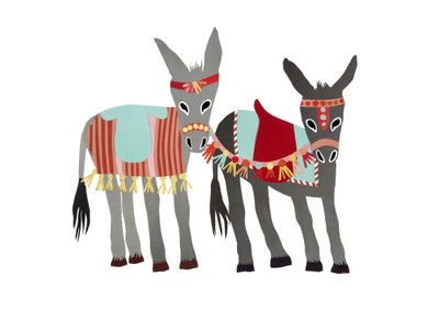 Aasit, 2014 (leikattu paperi) tekijältä Isobel Barber