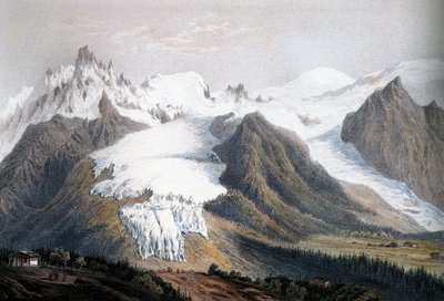 Mont-Blancin ylängöllä tekijältä Isodore Laurent Deroy