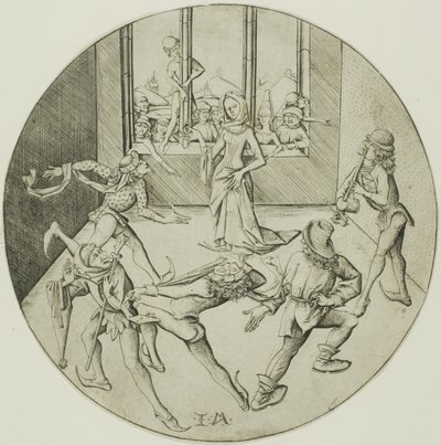 Morris-tanssijat tekijältä Israhel van Meckenem the younger