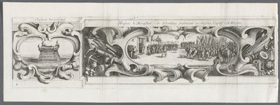 La Rochellen piiritys: levy 14, 1628-1630. tekijältä Israël Henriet