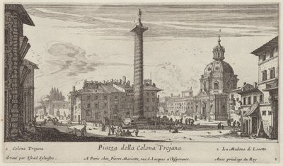 Piazza della Colonna Traiana tekijältä Israël Silvestre
