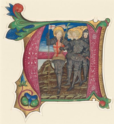 Pyhä Maurikius ja Theban-legioona tekijältä Italian 15th Century
