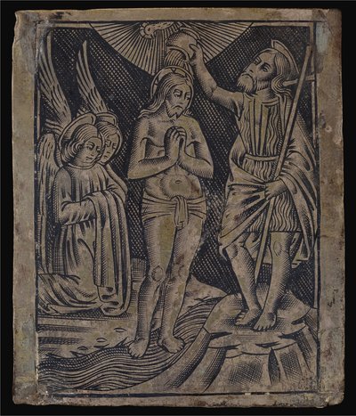 Kristuksen kaste tekijältä Italian 16th Century